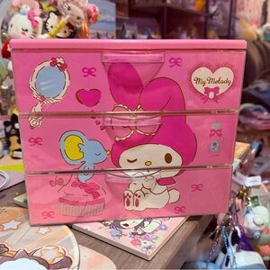 Sanrio My Melody Pink 3-Drawer Desktop Organizer